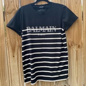 black Balmain Paris men’s shirt